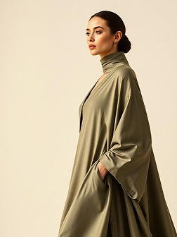 Sage kimono abaya
